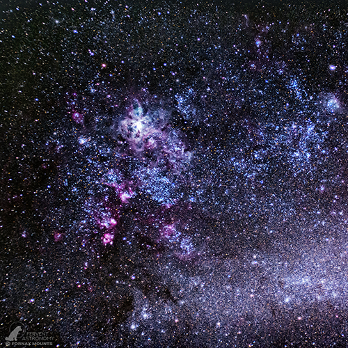 Tarantula Nebula & LMC Crop